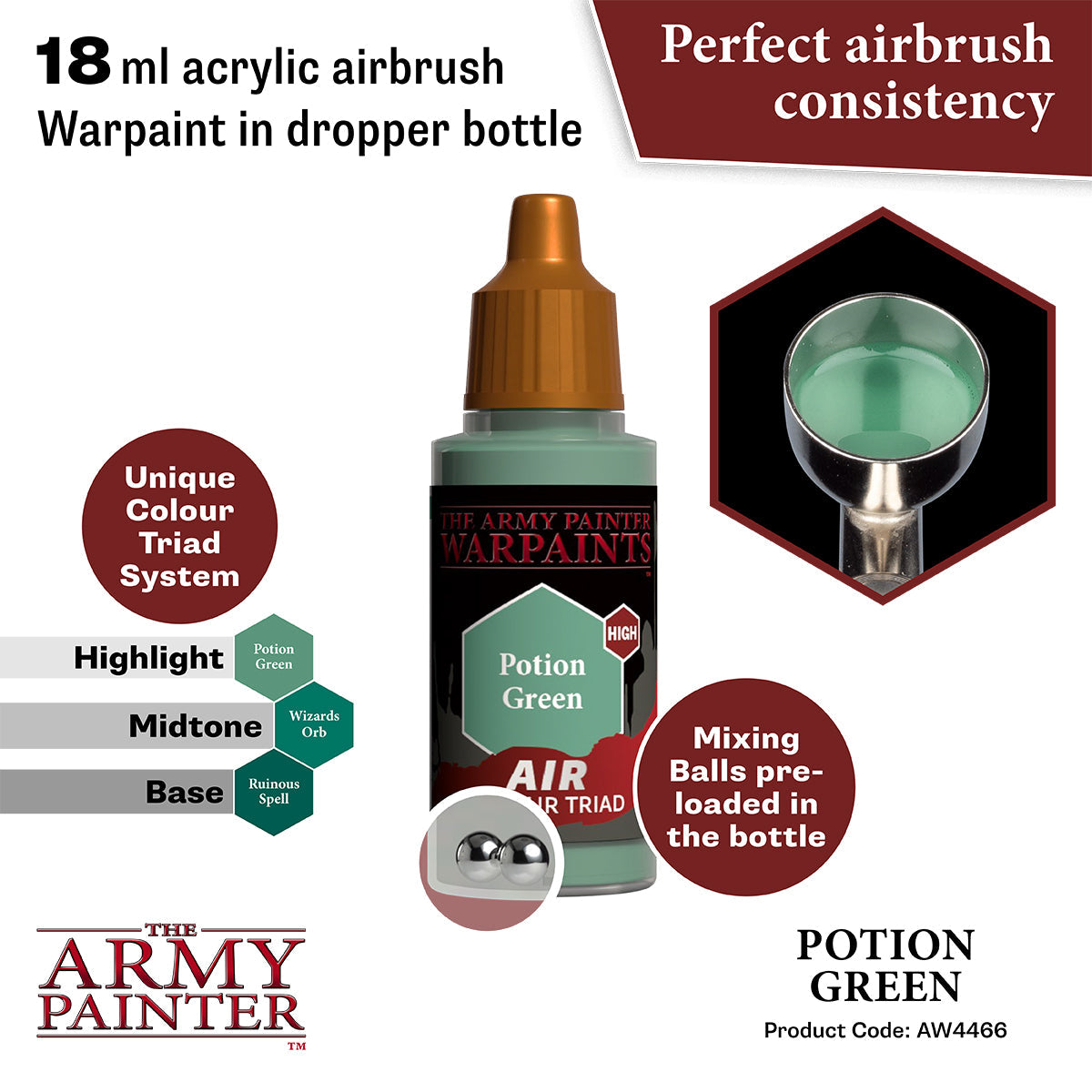 The Army Painter - Potion Green - Warpaints Air