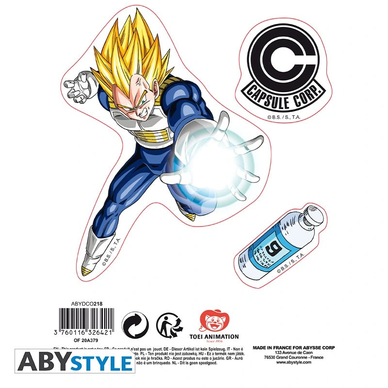 Abysse: Dragon Ball Z - Sticker (16 x 11cm) - Goku/Vegeta