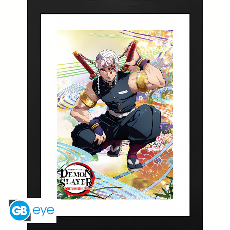 Abysse: Demon Slayer - Framed Print (30 x 40cm) - Tengen