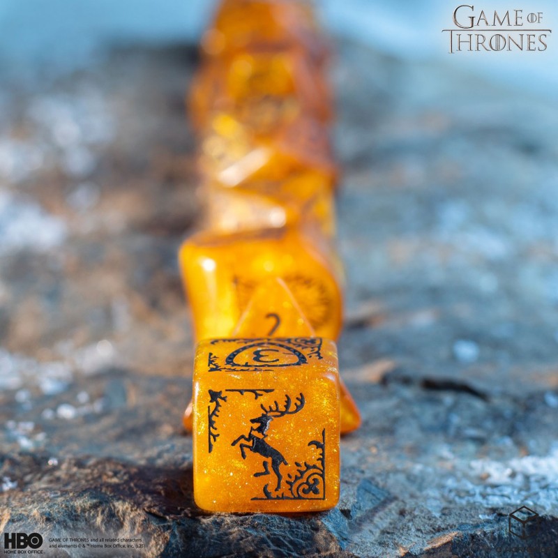 Q Workshop | Baratheon | Game Of Thrones Dice Set