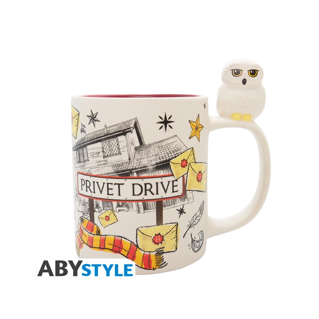 HARRY POTTER - Mug 3D handle - Hedwig & Privet Drive