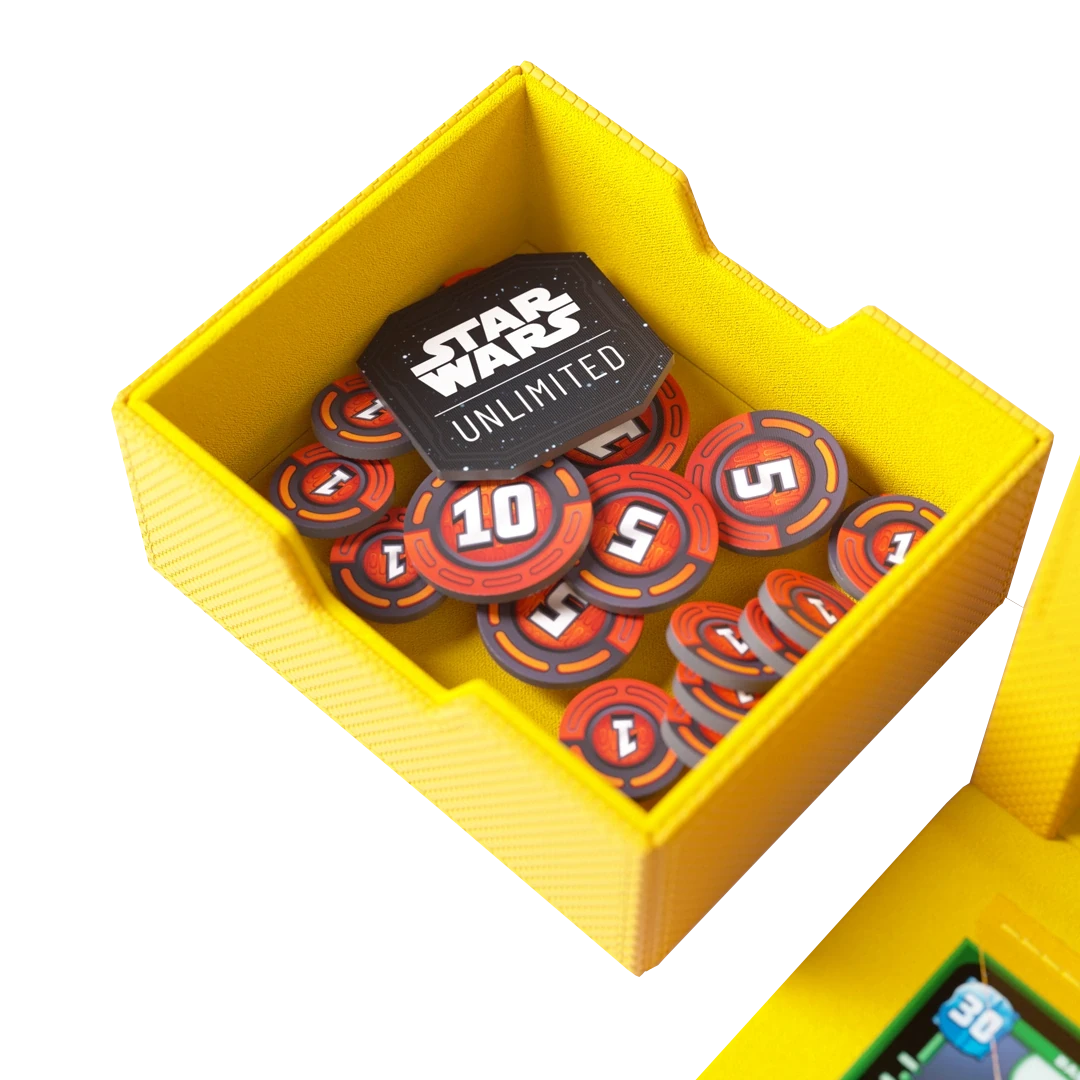 Gamegenic | Star Wars Unlimited Deck Pod | Twin Suns Yellow