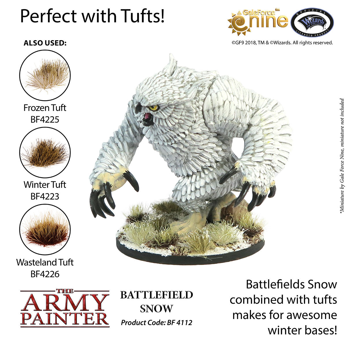 The Army Painter - Snow - Battlefield Basing