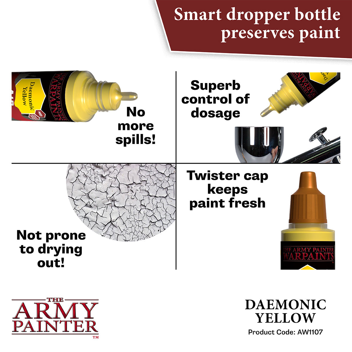 The Army Painter - Daemonic Yellow - Warpaints Air