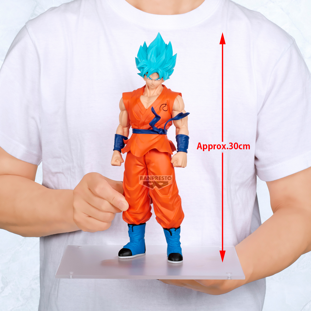 Banpresto | Super Saiyan God Son Goku (B) Grandista (30cm) | Dragon Ball Beerus