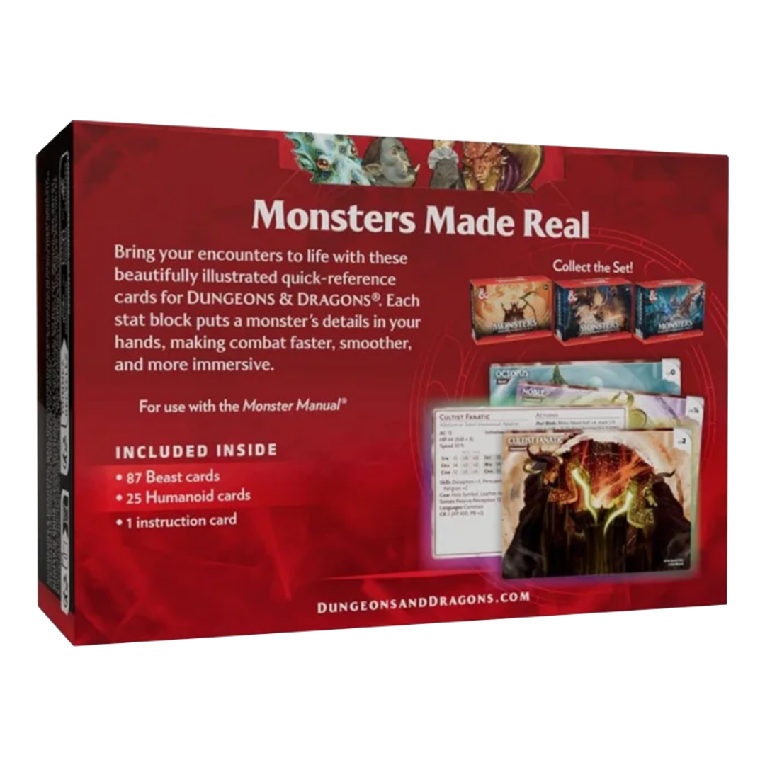Dungeons & Dragons | Monsters: Animals and NPCs | Reference Cards (EN)