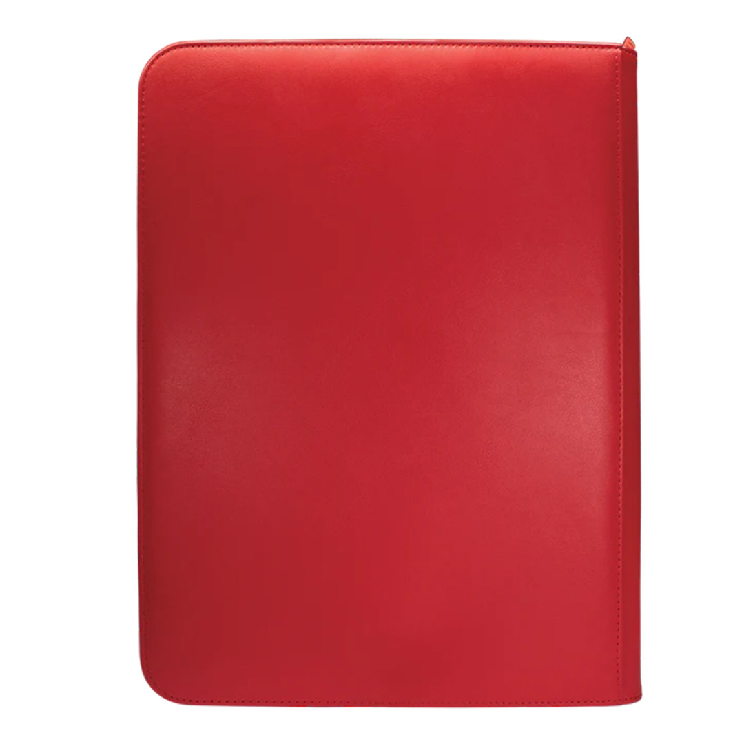 Ultra Pro | Vivid - Red | 9-Pocket Zippered PRO-Binder