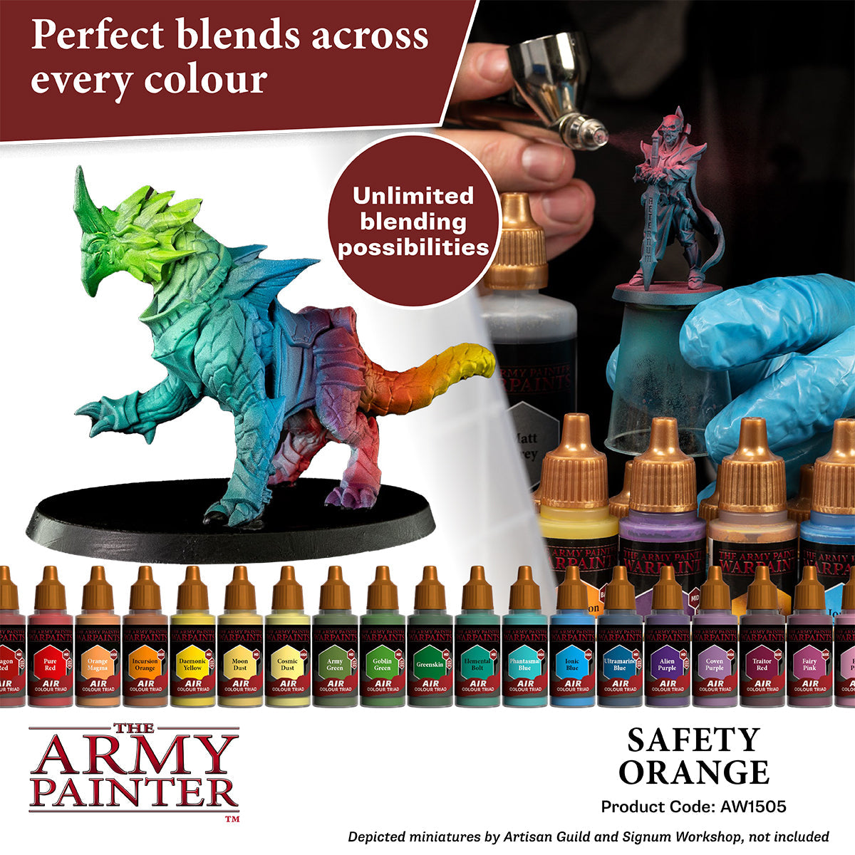 The Army Painter - Safety Orange - Warpaints Air Fluorescent