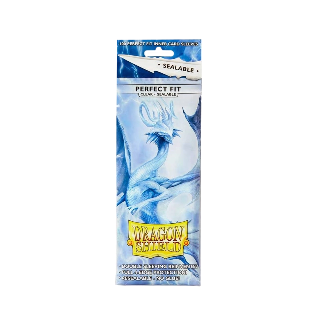 Dragon Shield: Clear - Sealable Perfect Fit Sleeves - Standard Size