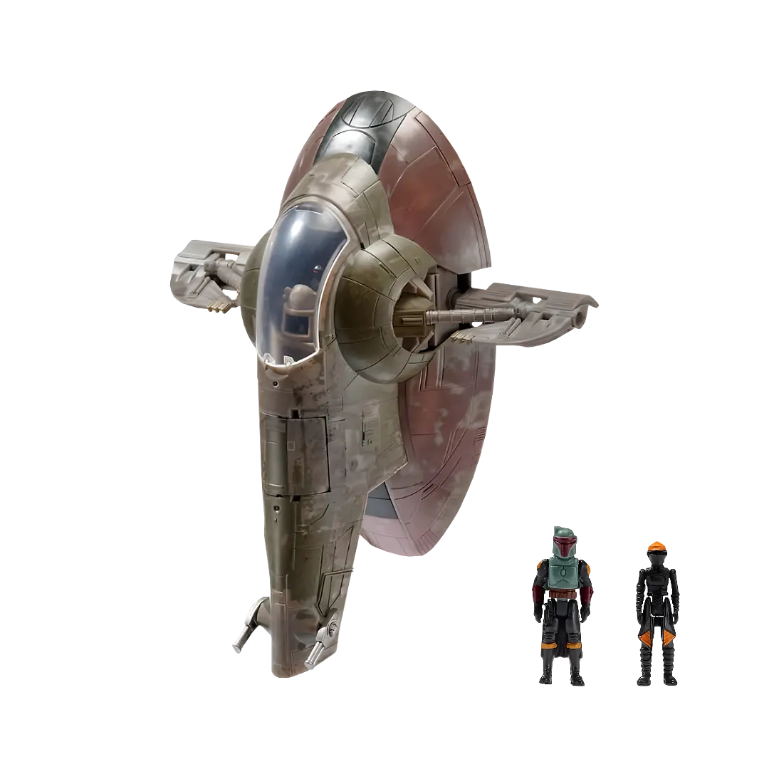 Jazwares: Star Wars - Boba Fett - Raumschiff 20cm (inklusive 2 Spielfiguren) Jazwares: Star Wars - Boba Fett - Raumschiff 20cm (inklusive 2 Spielfiguren)