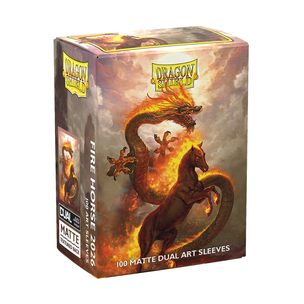 Dragon Shield: Fire Horse 2026 - Dual Art Sleeves Standard Size
