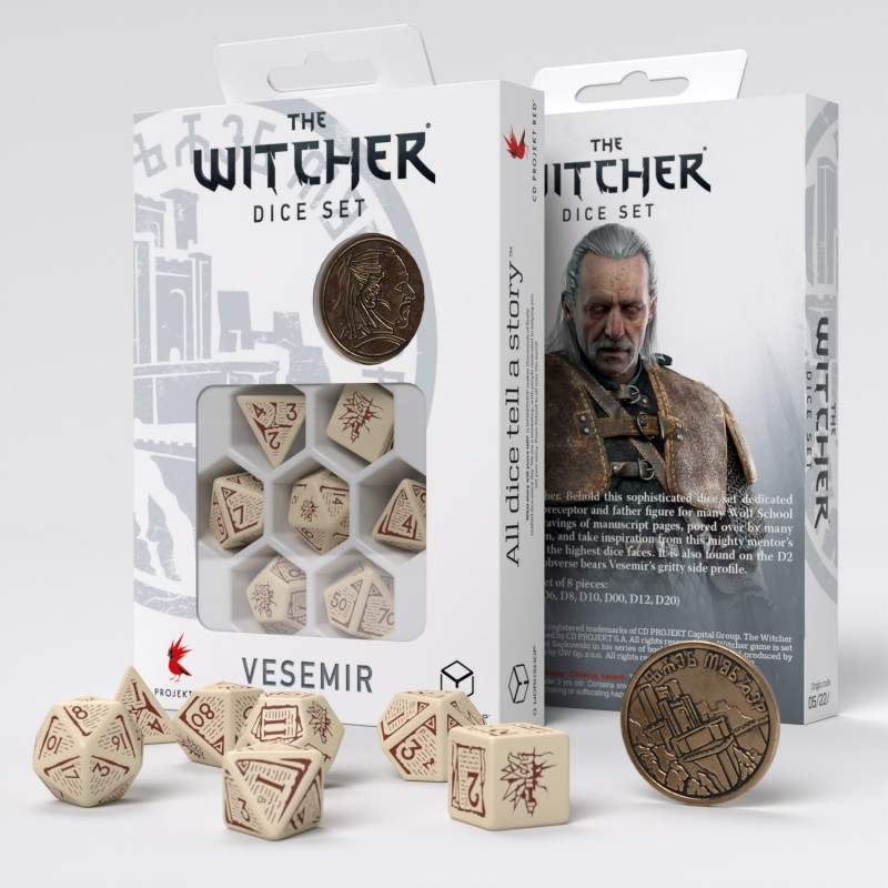 Q Workshop | Vesemir - The Old Wolf | The Witcher Dice Set