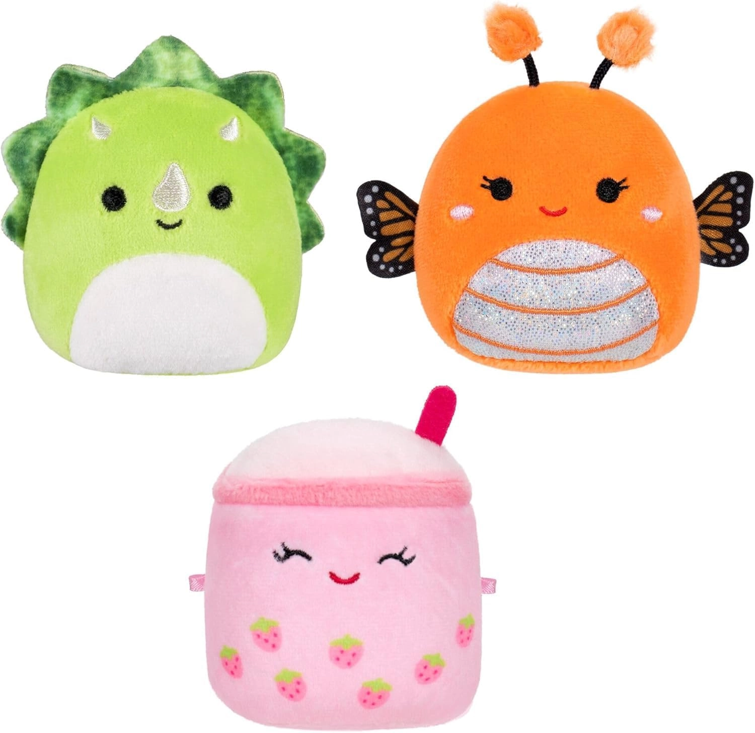 Jazwares | Squishmallows Micromallows: Mony, Tristan & Victoria | 3er Set Plush (6cm)