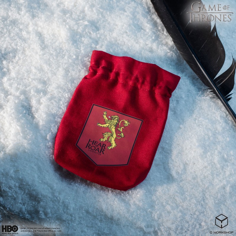Q Workshop | Lannister | Game Of Thrones Dice Pouch