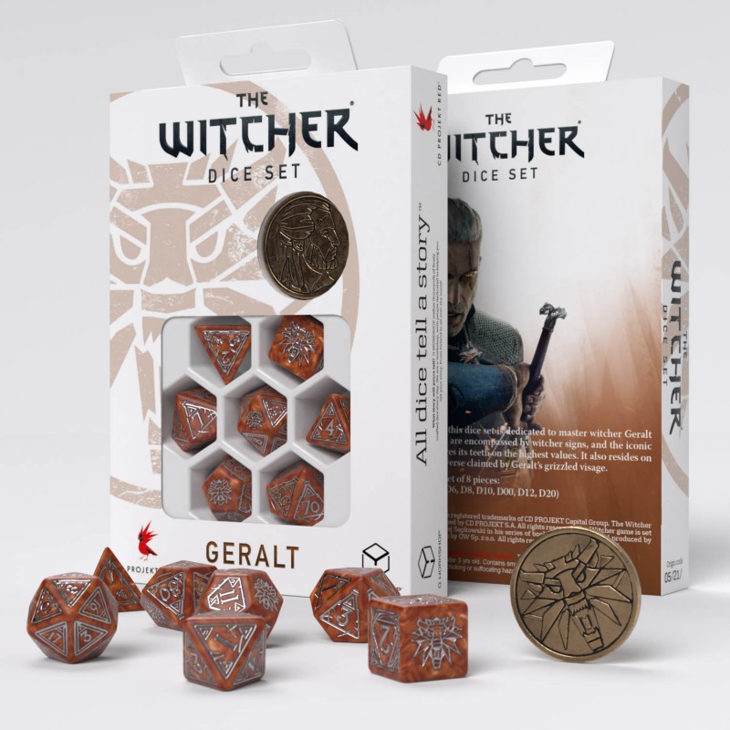 Q Workshop | Geralt - The Monster Slayer | The Witcher Dice Set