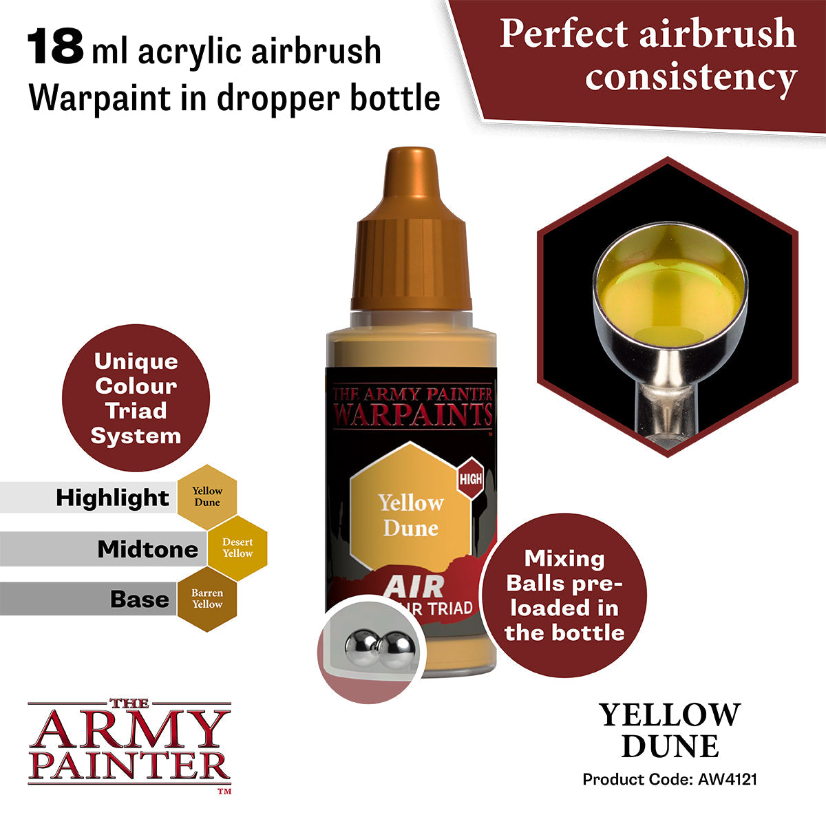 The Army Painter - Yellow Dune - Warpaints Air