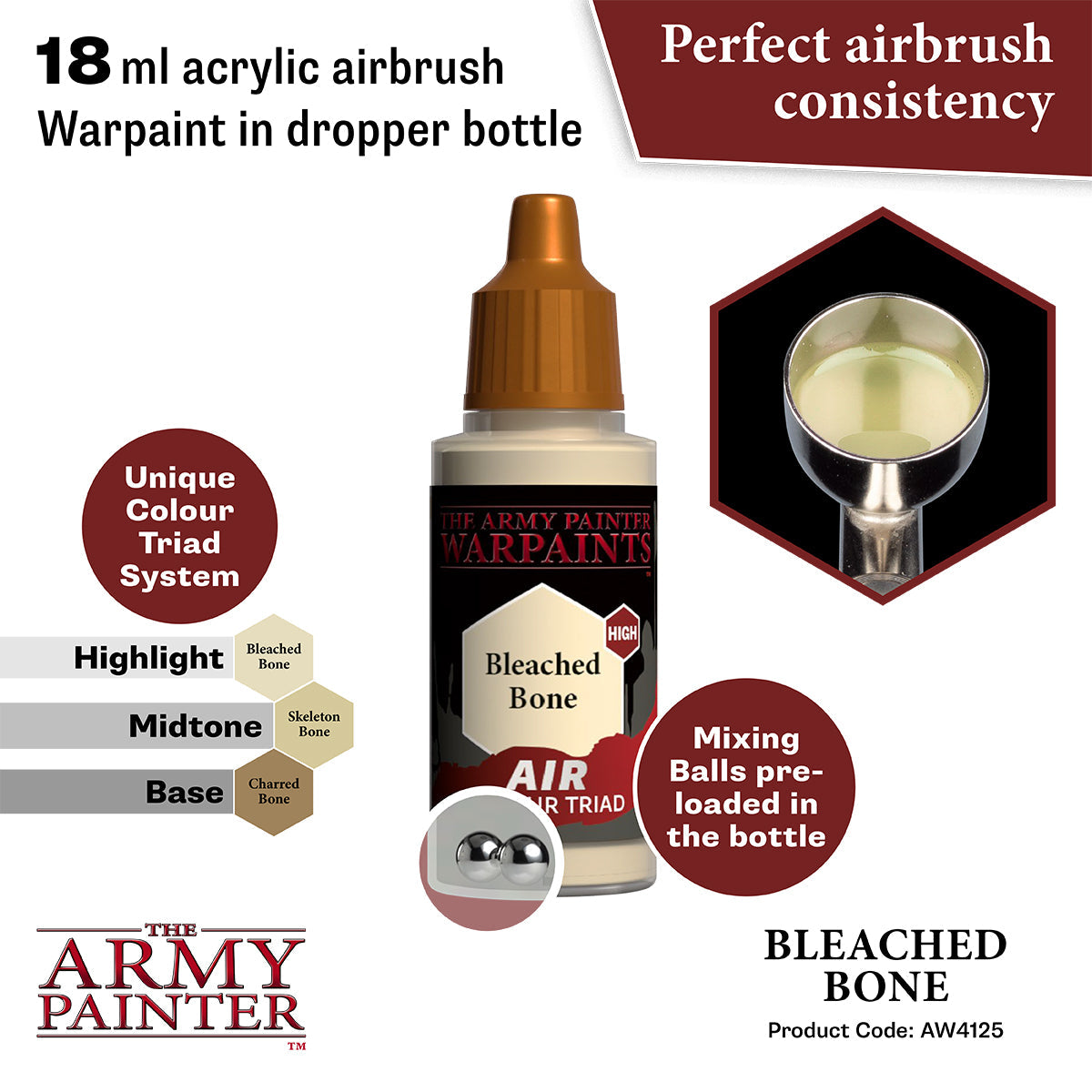 The Army Painter - Bleached Bone - Warpaints Air