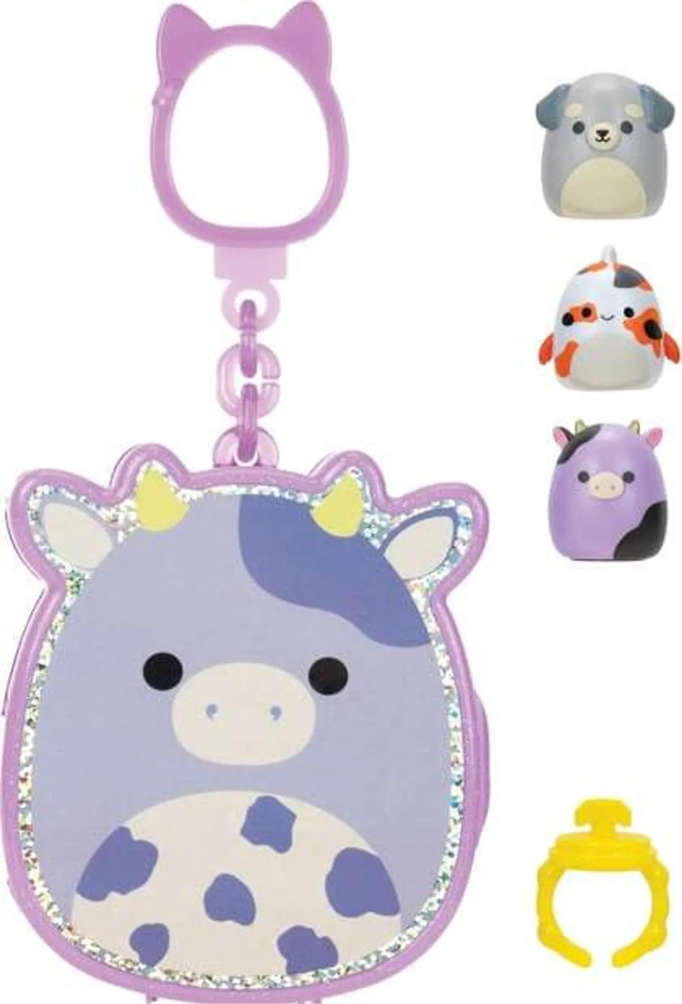 Jazwares | Squish-a-Longs Schlüsselanhänger-Clips | 12er Pack Thekendisplay