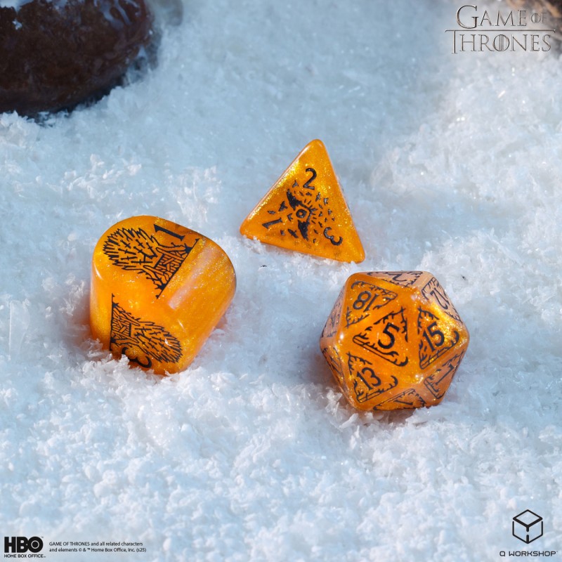 Q Workshop | Baratheon | Game Of Thrones Dice Set