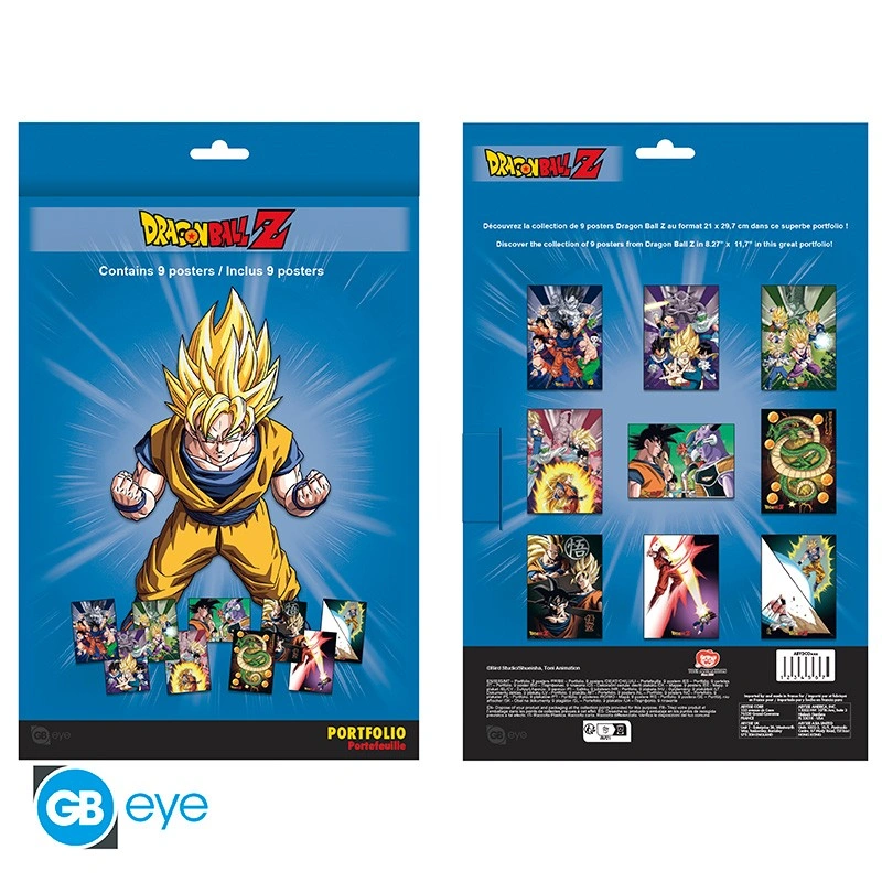 Dragon Ball Z | 9 Posters (21 x 29,7cm) Portfolio DBZ/Group | Poster