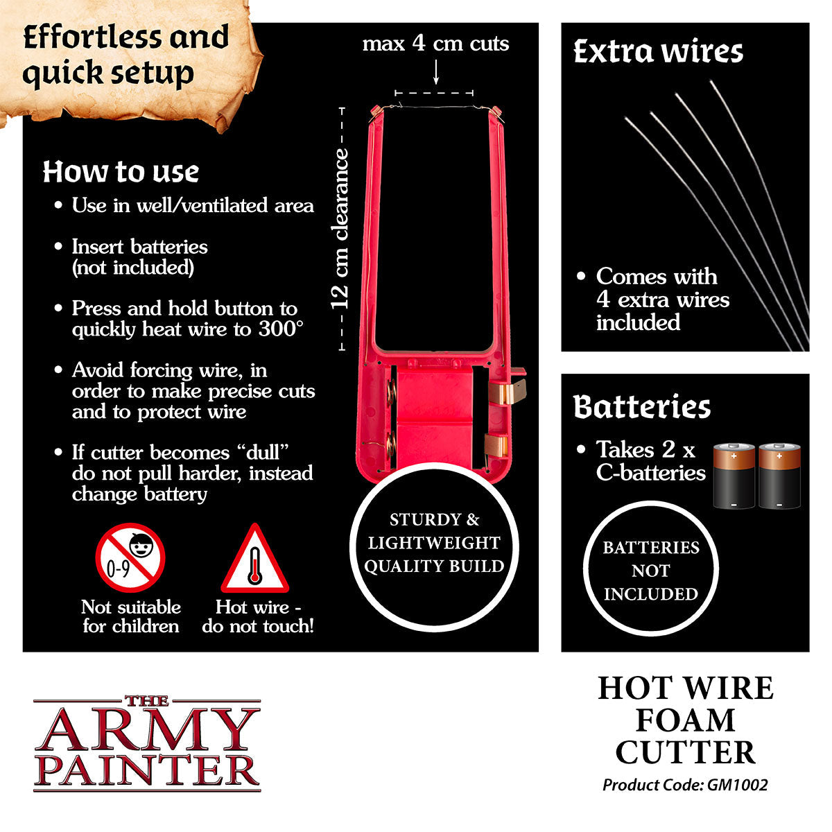 GameMaster - Hot Wire Foam Cutter