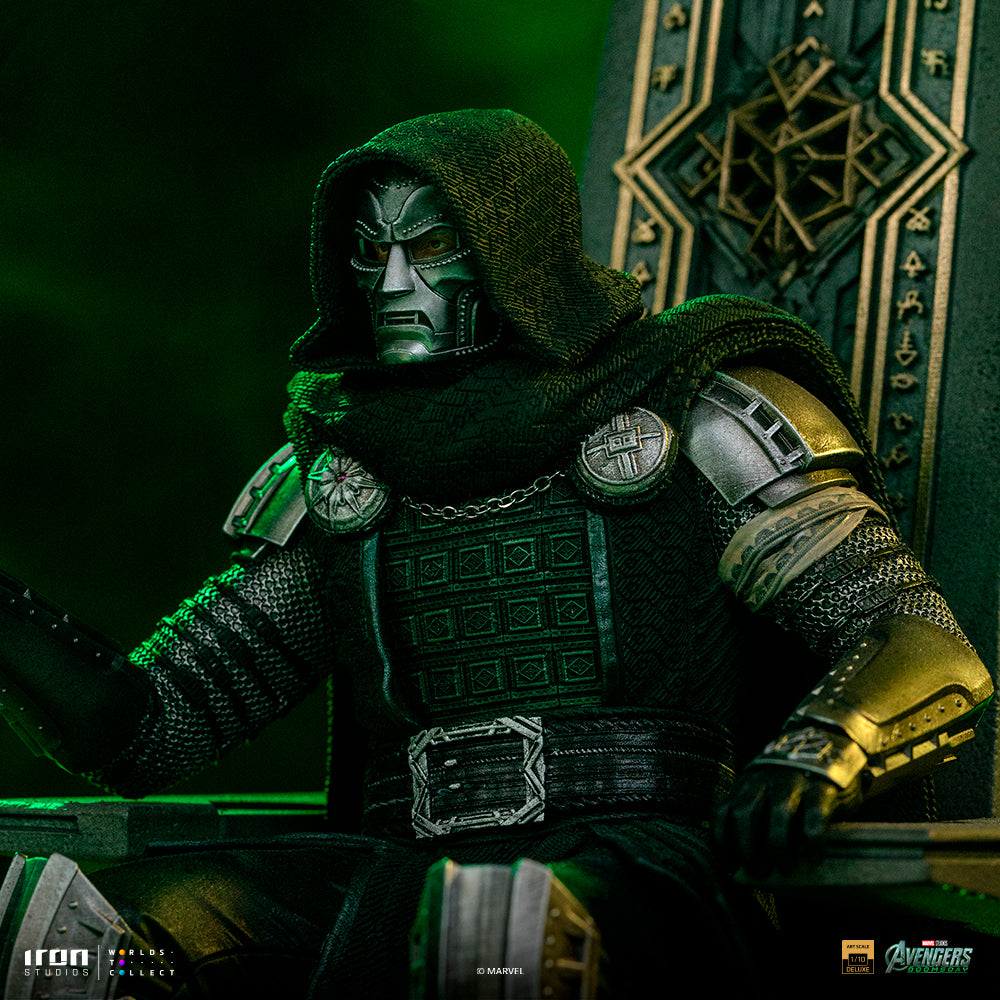 Iron Studios | Doctor Doom on Throne | Avengers: Doomsday - Deluxe Art Scale 1/10