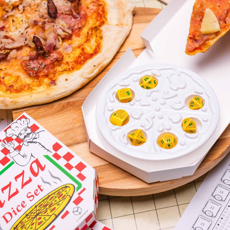 Q Workshop | Margherita | Pizza Dice Set