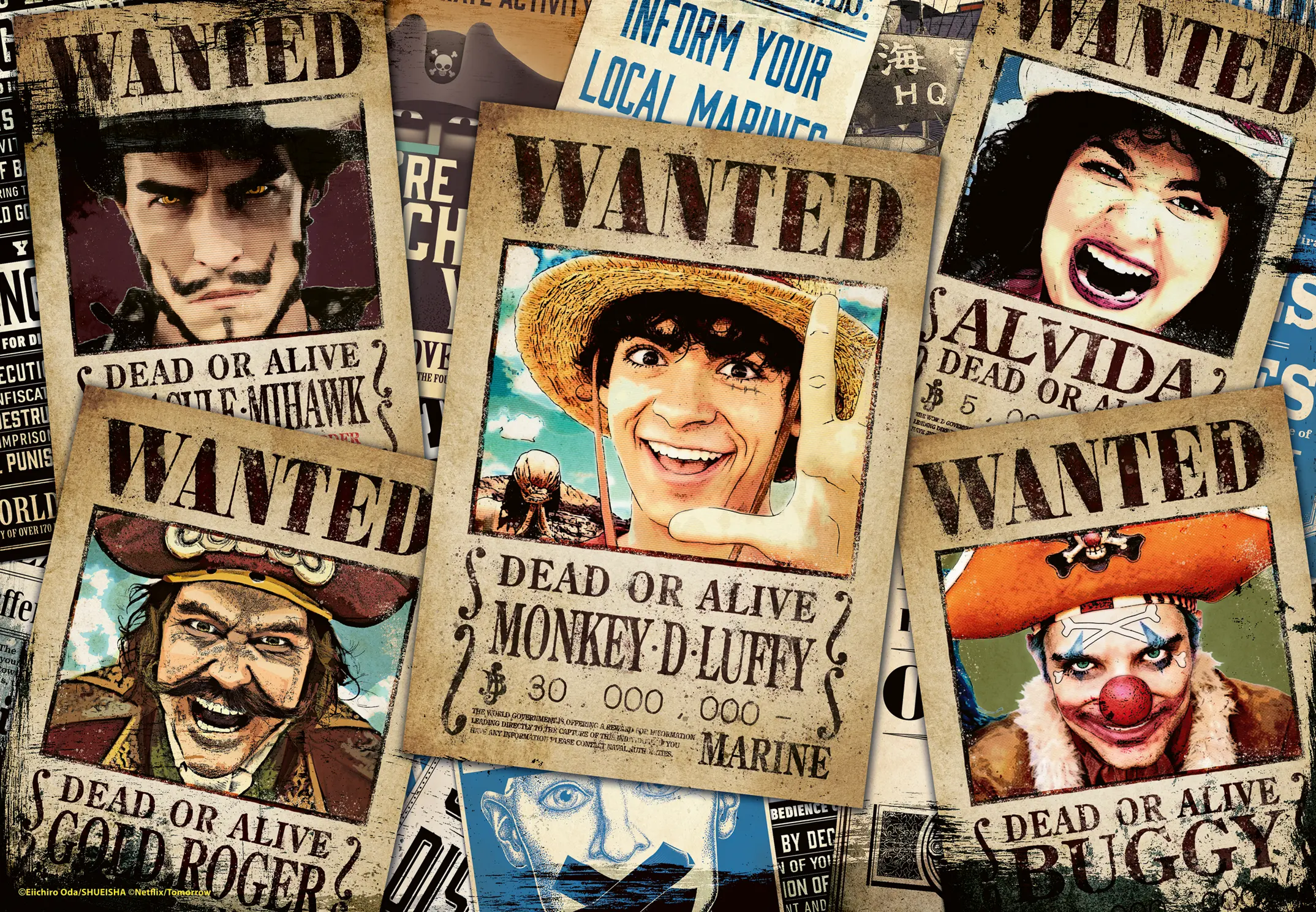 Ravensburger | One Piece Wanted! | 300 Teile Puzzle