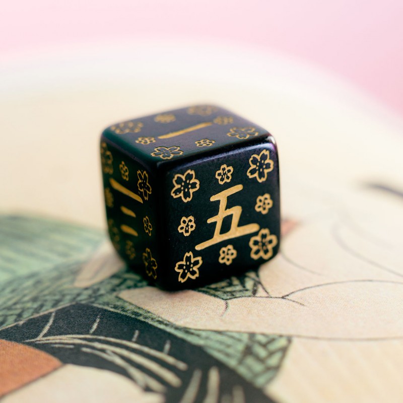 Q Workshop | Deep Night Firefly | Japanese Dice Set