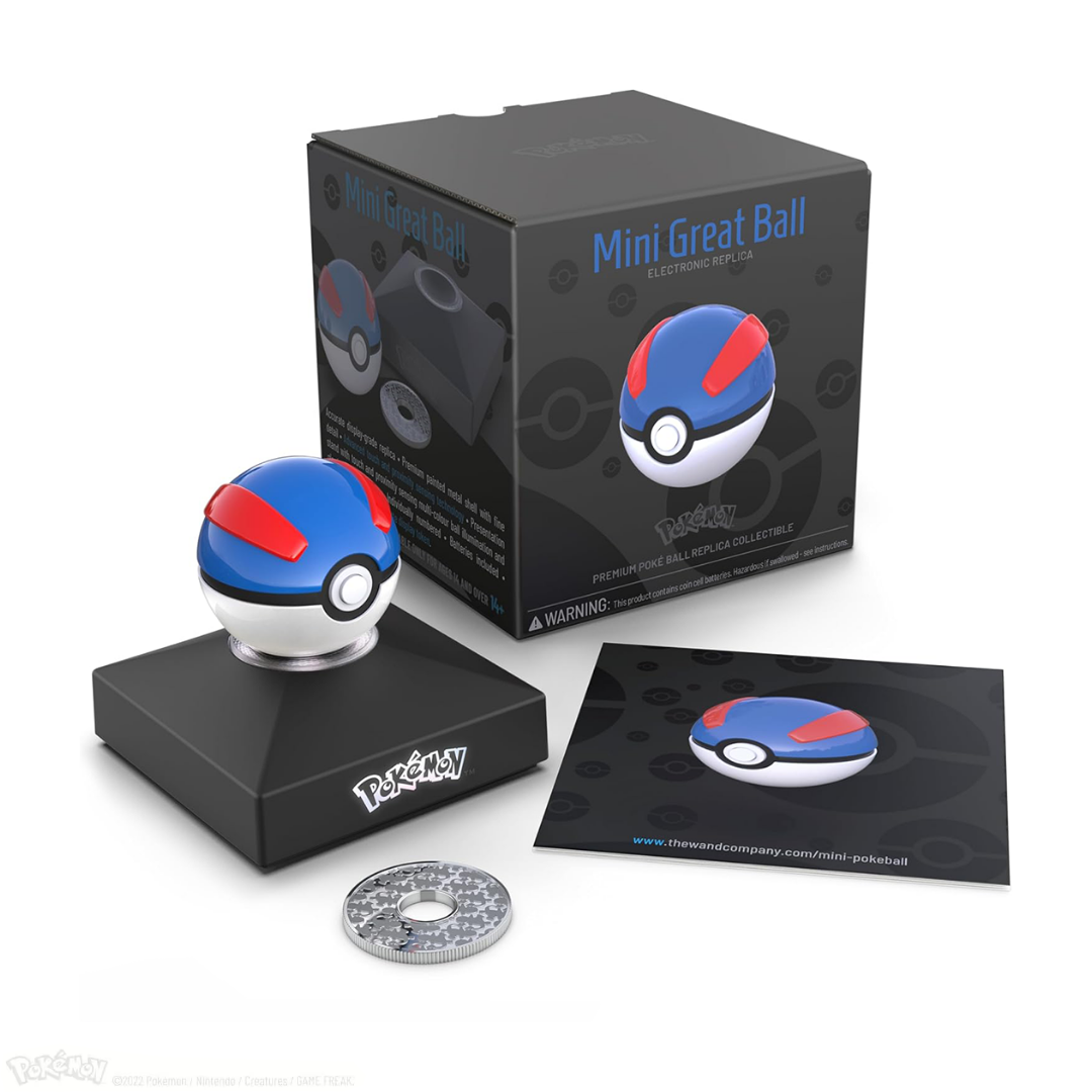 The Wand Company | Pokémon - Mini Great Ball | Replica