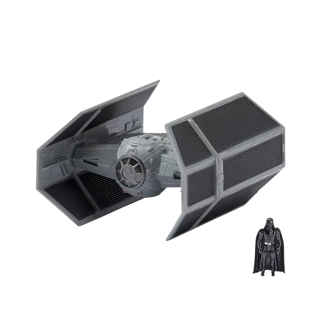 Jazwares: Star Wars - Darth Vader TIE Advanced - Raumschiff 13cm (inklusive 1er Spielfigur)