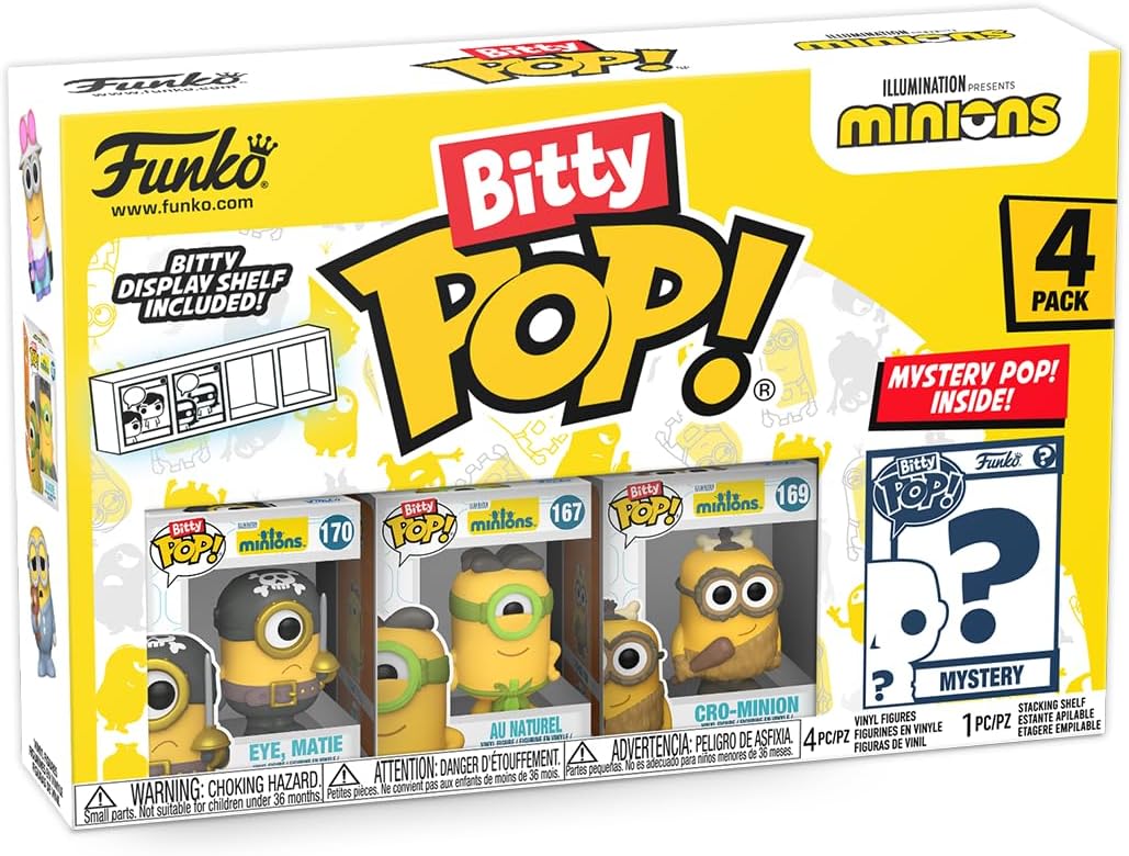 Bitty POP!: Minions 4PK