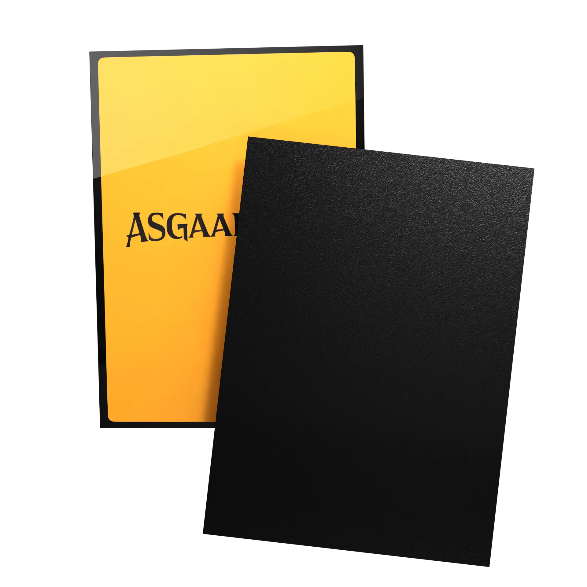 Asgaardian Aps | Pure Black | 104 Standard Sleeves