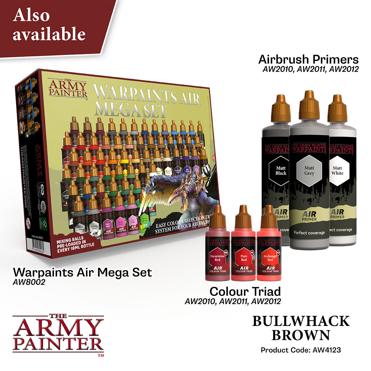 The Army Painter - Bullwhack Brown - Warpaints Air