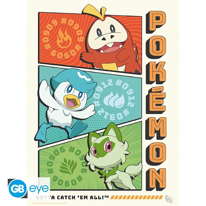 Abysse | Pokémon - 9 Posters (21 x 29,7cm) - Portfolio Starters
