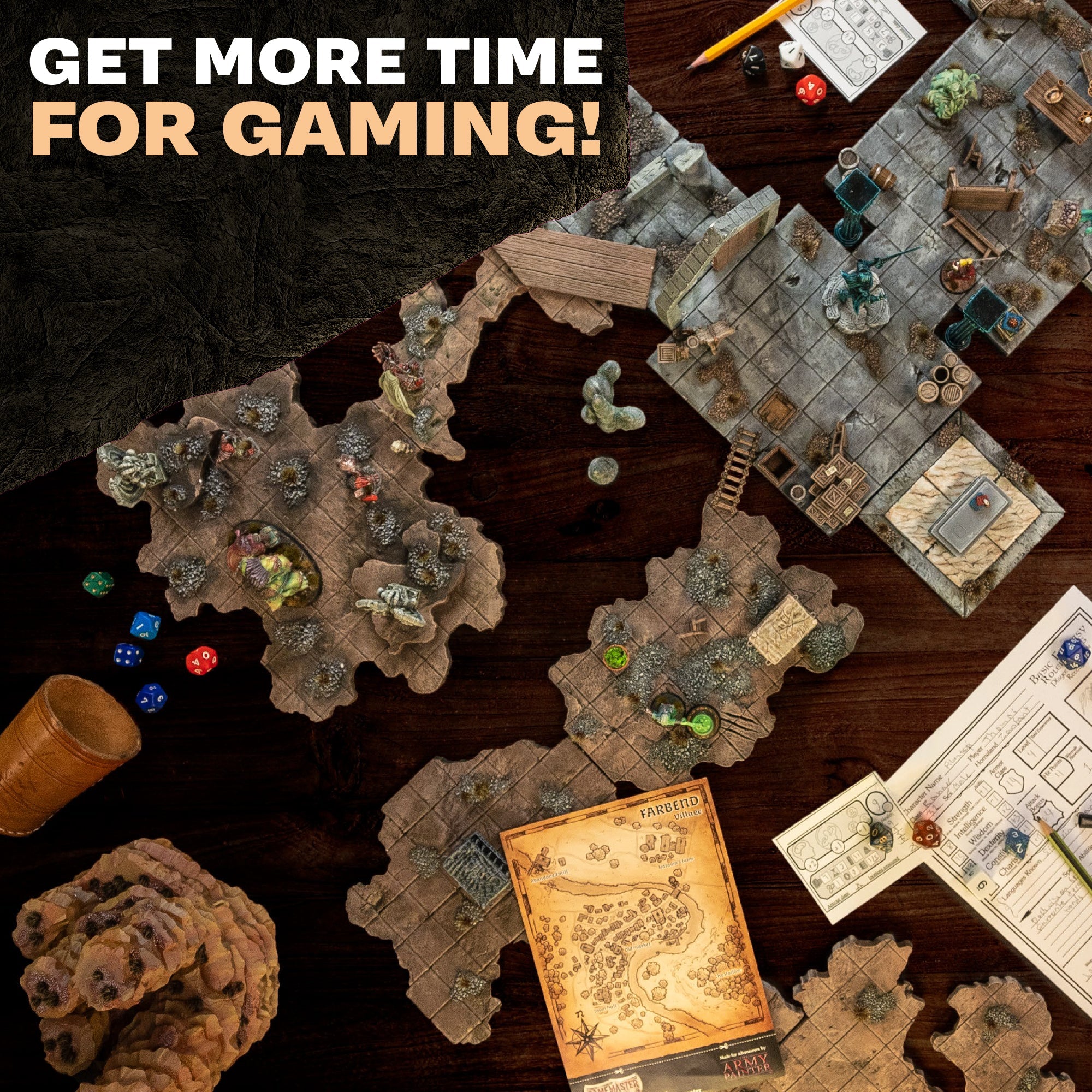 GameMaster - Wilderness Adventures - Role-Playing Paint Set