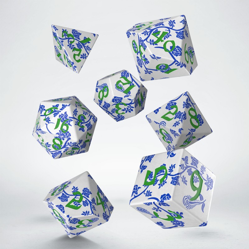 Q Workshop | Porcelain | Full Art Dice Set™