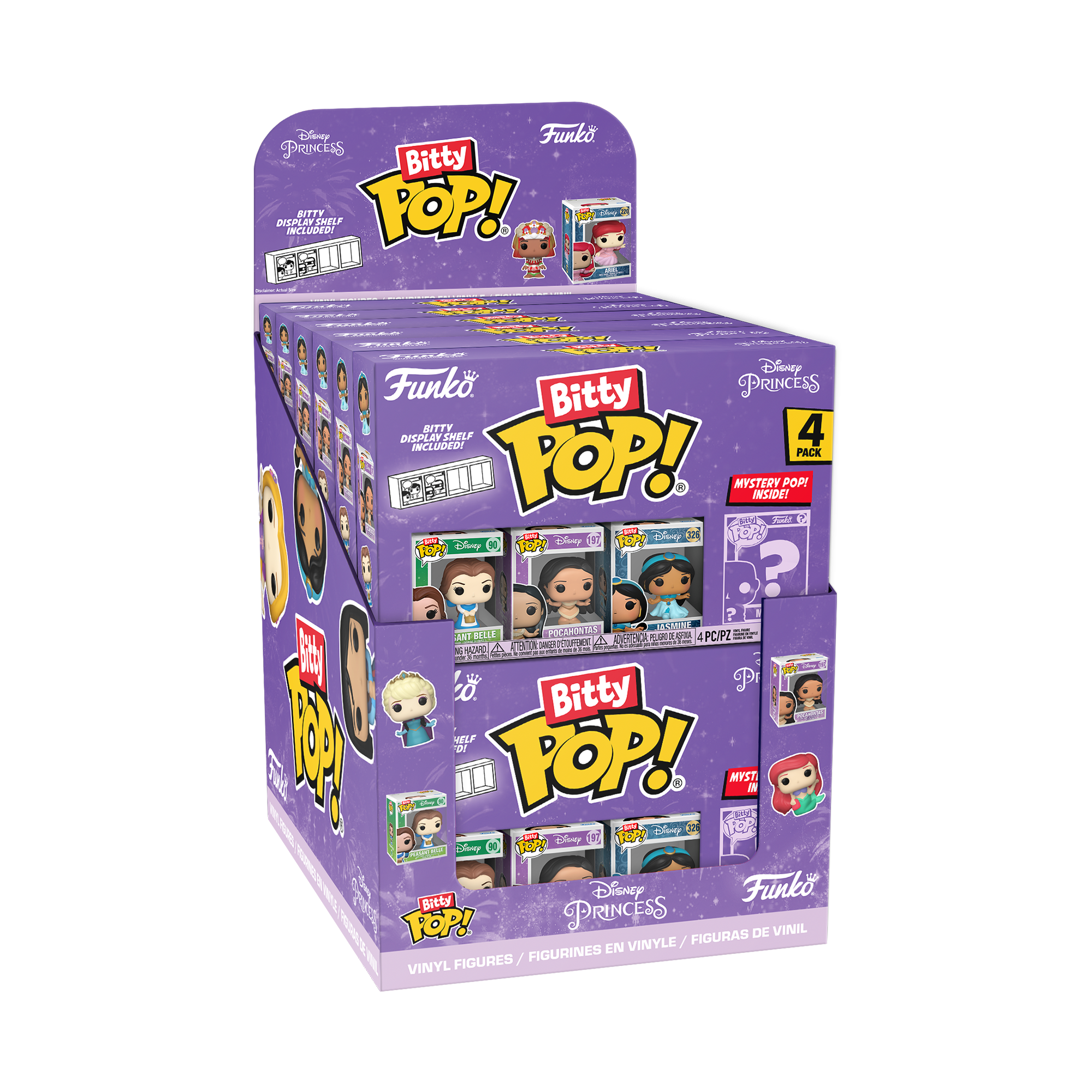 Bitty POP!: Ariel, Mulan & Tiana - Disney Princess