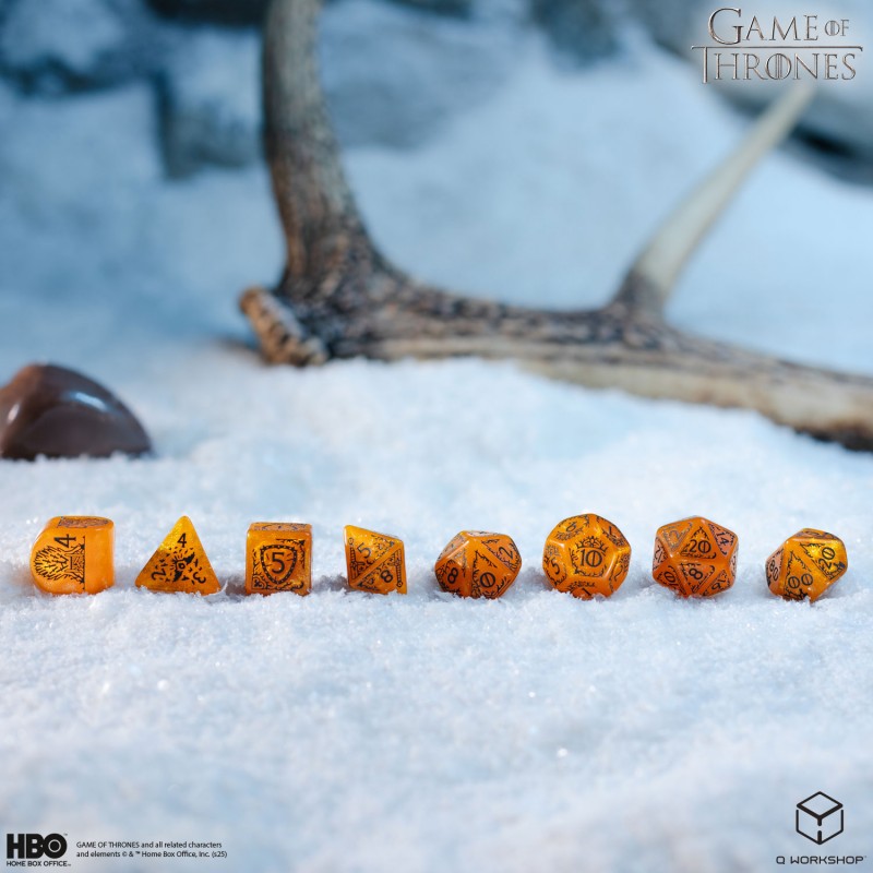 Q Workshop | Baratheon | Game Of Thrones Dice Set