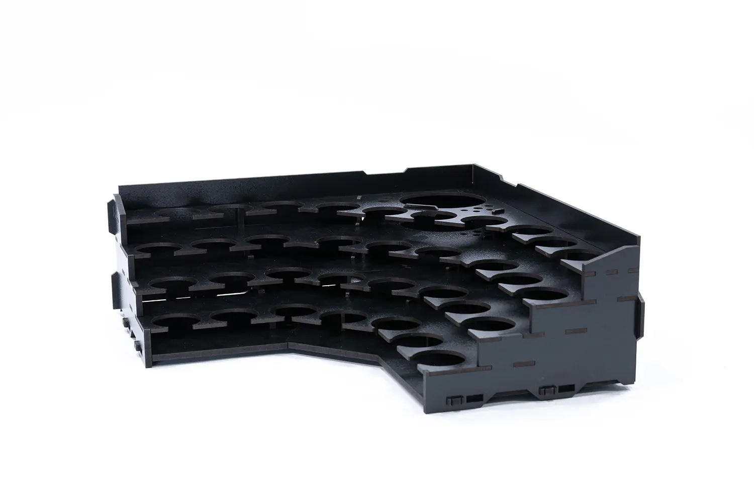 Kraken Wargames | Eck Farbregal Top (Pigment) | Black Rack