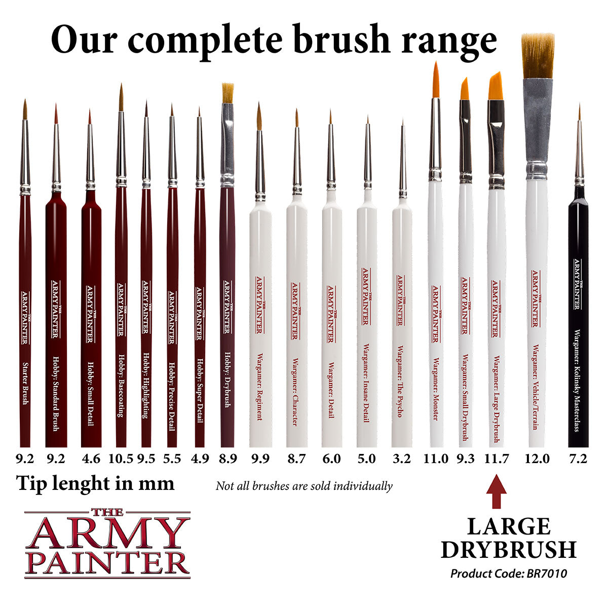 The Army Painter - Large Drybrush - Wargamer Brush