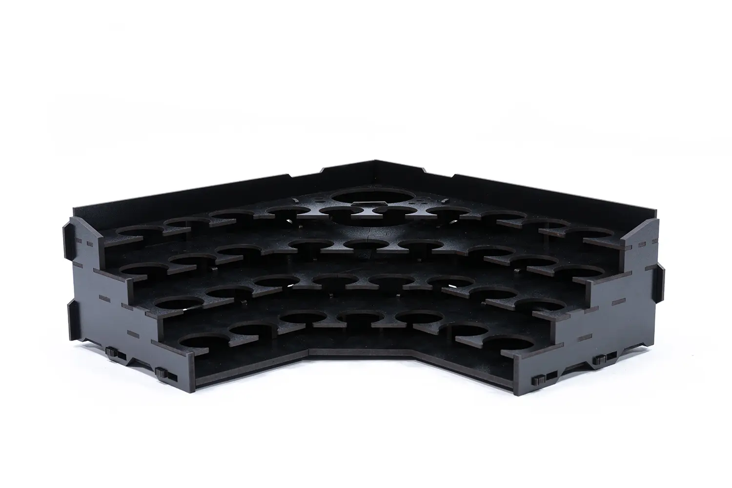 Kraken Wargames | Eck Farbregal Top (Pigment) | Black Rack