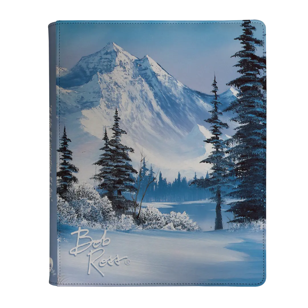 Ultra Pro - Bob Ross - Winter Paradise 9-Pocket Zippered Pro-Binder