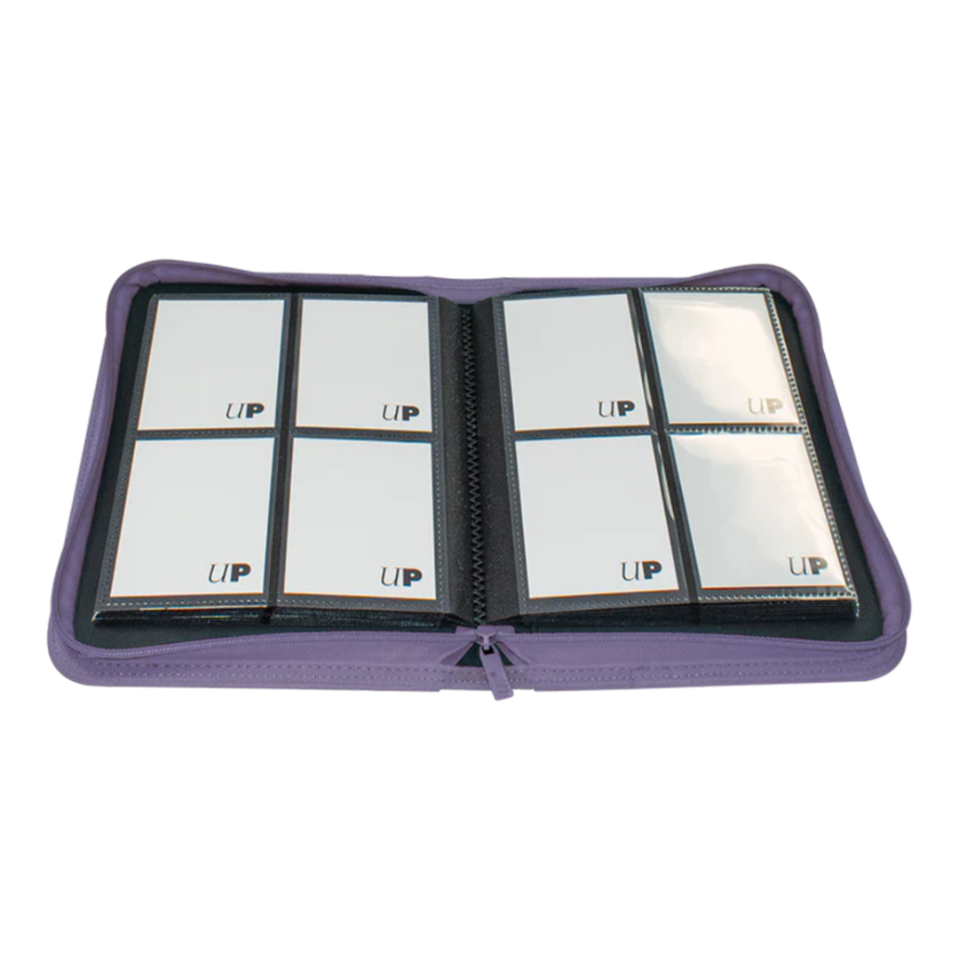 Ultra Pro | Vivid - Purple | 4-Pocket Zippered PRO-Binder