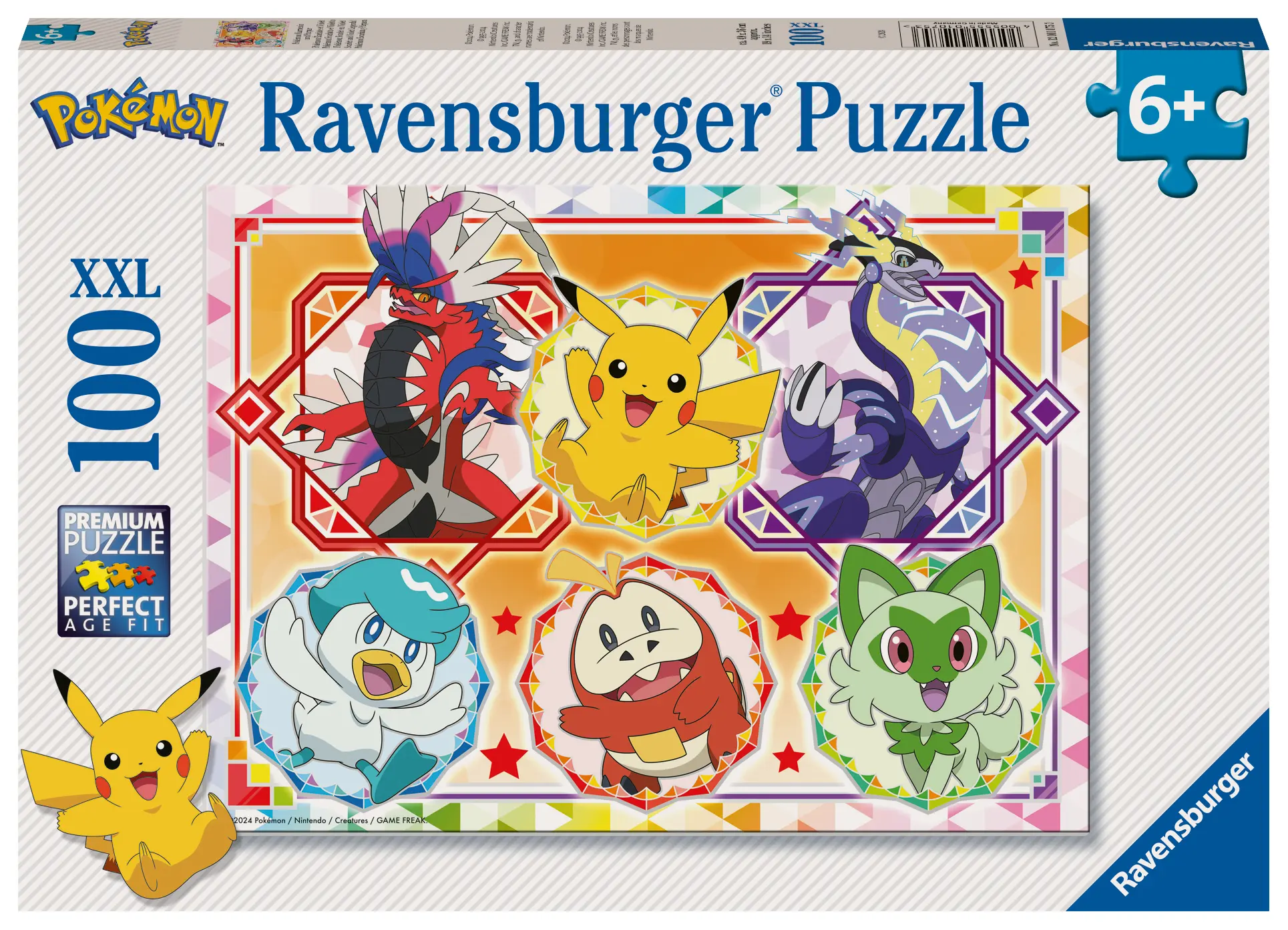 Ravensburger | Pokémon Karmesin & Purpur | 100 XXL Teile Kinderpuzzle