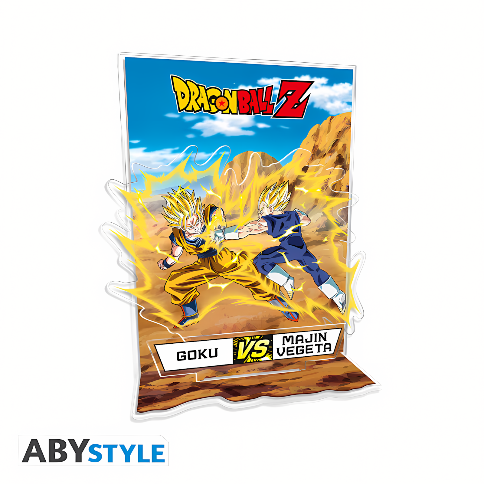 Abysse: Dragon Ball - Acryl® Diorama - DBZ/Goku vs Vegeta