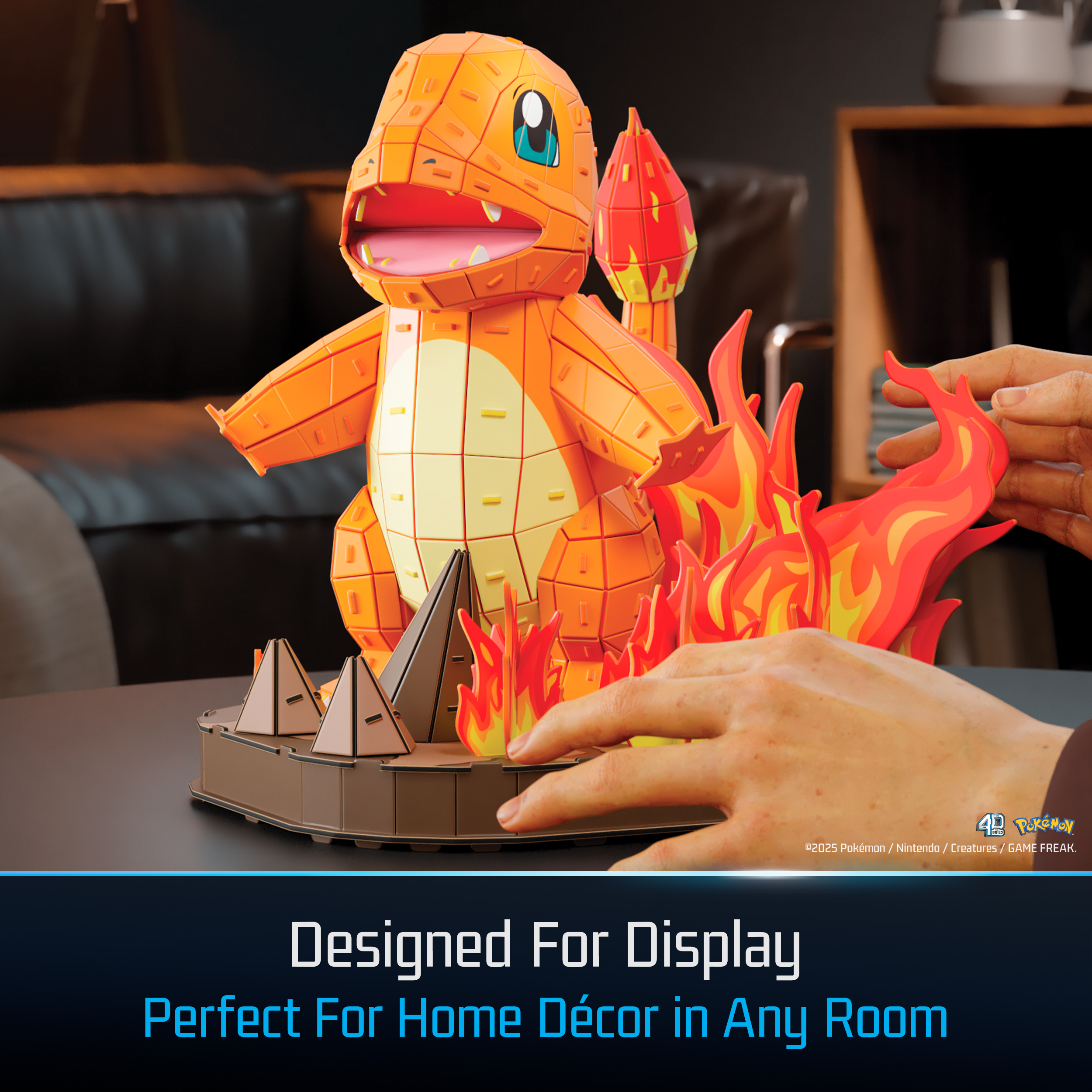 Spin Master | Glumanda 4D Build Puzzle | Pokémon