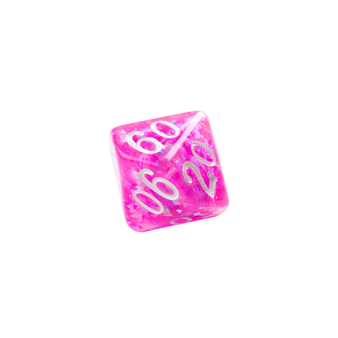Gamegenic | RPG Dice Set | Candy-like Series Raspberry