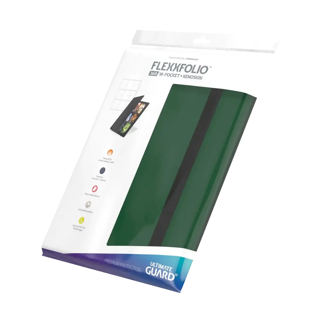Ultimate Guard - Binder - Flexxfolio 360 - XenoSkin (18-Pocket) Farbe: Grün