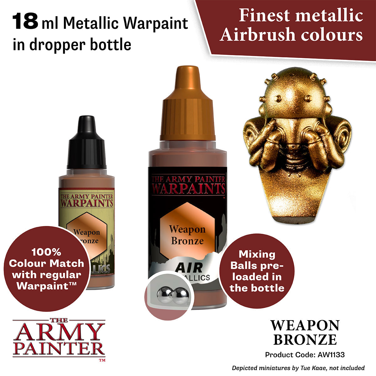 The Army Painter - Weapon Bronze - Warpaints Air Metallics